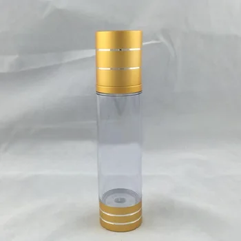 100 Мл матовая золотая пластиковая бутылка безвоздушного насоса для лосьона/эмульсии/сыворотки/отбеливающей жидкой эссенции косметическая упаковка для ухода за кожей 100 Мл матовая золотая пластиковая бутылка безвоздушного насоса для лосьона/эмульсии/сыворотки/отбеливающей жидкой эссенции косметическая упаковка для ухода за кожей 0