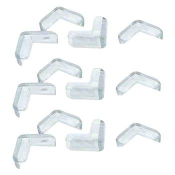 12 Штук Прозрачного Защитного Мягкого Пластикового Защитного кожуха стола