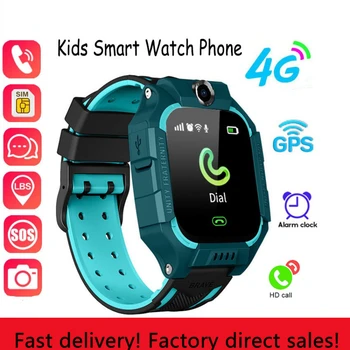 2023 Умные детские часы с GPS-картой для звонков и сообщений, SIM-карта, Водонепроницаемые умные часы для детей, фото-пульт S0S для IOS Android, подлинный подарок