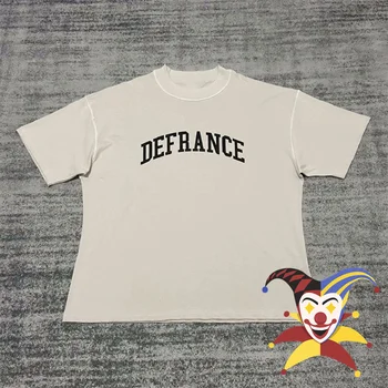 2023ss Винтажная футболка с логотипом Arnodefrance ADF 1:1, Высококачественные Свободные Выстиранные Уличные футболки