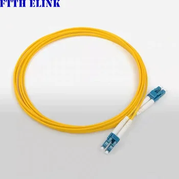 20шт LC-LC UPC DX SM оптоволоконный патч-кабель Однорежимный дуплексный 2,0 мм 9/125um 1 2 3 4 5 7 Mtr оптоволоконная перемычка бесплатная доставка ELINK
