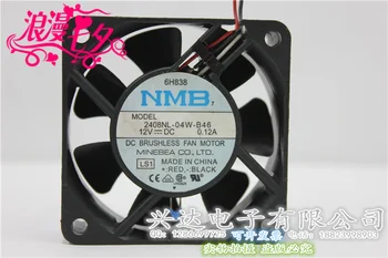 2408NL-04W-B46 12 В 0.12A 6020 6 см Охлаждающий Вентилятор Контроль температуры