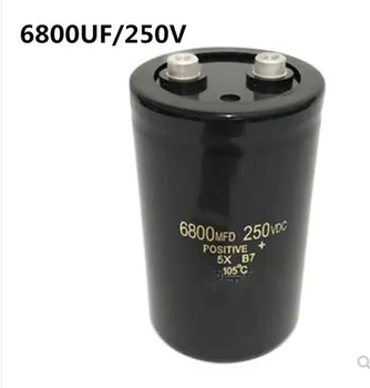 250V6800uF 6800 мкФ 250V 6800MFD250VDC Электролитический конденсатор 65X105 мм