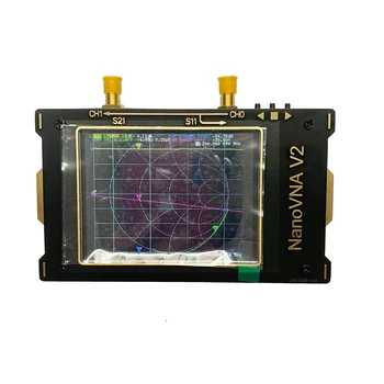 3,2-дюймовый 3G Векторный сетевой анализатор 50 кГц ~ 3 ГГц S-A-A-2 NanoVNA V2 Антенный анализатор Коротковолновый ВЧ-УКВ-Дуплексерный фильтр UHF + Батарея