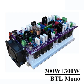 300 Вт * 2 2-канальная Плата Усилителя мощности класса AB Высокой Мощности BTL Mono с Функцией защиты Теплый Звук Diy Аудио Усилитель