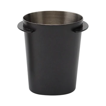 51 мм Чашка для дозирования кофе, Нюхательная кружка для Эспрессо-машины, Износостойкая Чашка для дозирования кофе из нержавеющей стали, черная