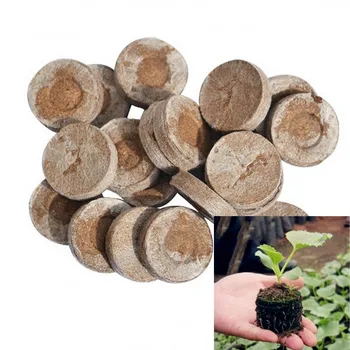 5шт 30 мм Детский блок Торфяные гранулы для посадки садовых цветов, почвенный блок для рассады зеленого пальца для выращивания рассады
