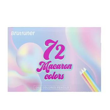 Andstal Macaron 72/50 цветов, Профессиональный цветной карандаш, Пастель, Цветные Карандаши для рисования, Детские художественные школьные принадлежности Brutfuner