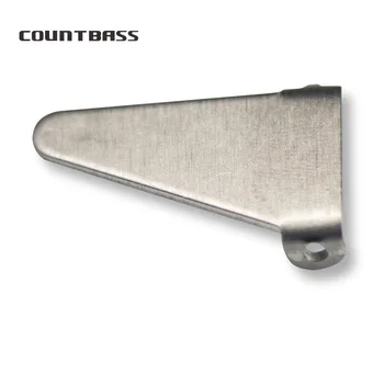 COUNTBASS 50 шт., лезвия для щелчка, алюминий и нержавеющая сталь, доступны для наживки, Рыболовные приманки, Зуммер
