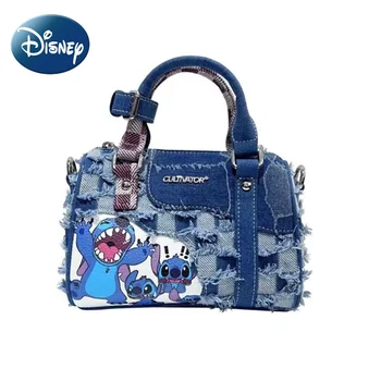 Disney Женская сумка через плечо для девочки, сумочка с рисунком из мультфильма, Высококачественная сумка через плечо, Модный подарок на День рождения для подруги