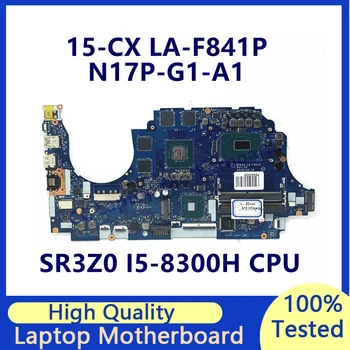 DPK54 LA-F841P Материнская плата для ноутбука HP 15-CX с процессором SR3Z0 I5-8300H N17P-G1-A1 GTX1050TI 100% Протестирована, работает хорошо