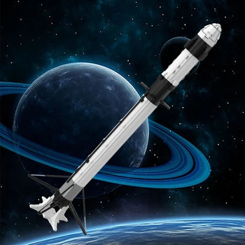 Gobricks 3024 шт. SpaceX Crew 4 Dragon космический корабль Falcon Девять строительных блоков космического корабля, сборка ракеты для подарка на день рождения ребенка