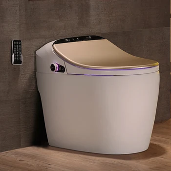 Inteligentna toaleta głosowa bez limitu ciśnienia wody natychmiastowe ogrzewanie gospodarstwa domowego automatra 68*42*57 CM