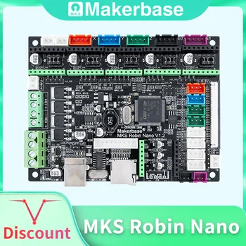 Makerbase MKS Robin Nano V1.2 32Bit Плата управления 3D принтеры запчасти поддержка Marlin2.0 предварительный просмотр сенсорного экрана 3,5 tft Gcode