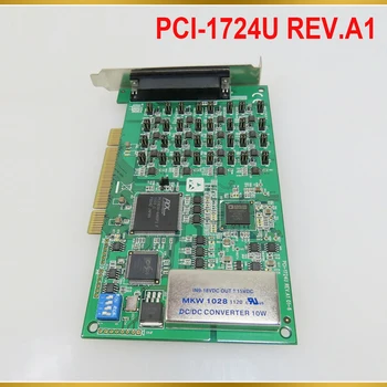 PCI-1724U REV.A1 для карты сбора данных Advantech, 14-разрядная 32-канальная изолированная аналоговая выходная карта