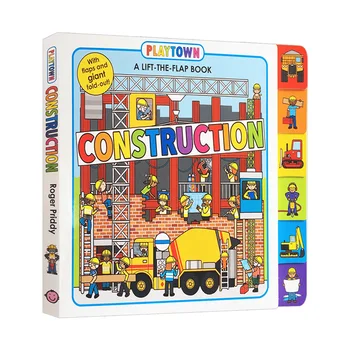 Playtown Construction, Детские книги в возрасте 3 4 5 6 лет, Английские научно-популярные книги с картинками, 9780312519124