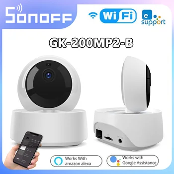 SONOFF GK-200MP2-B Мини WiFi Камера с облачным хранилищем 1080P 360 ° ИК Ночного Видения Smart IP Camera Control с Ewelink Google