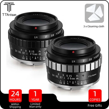 TTArtisan 35 мм f1.4 23 мм 17 мм 50 мм f1.2 f0.95 APS-C Объектив с большой диафрагмой MF Prime для камеры Leica Sigma L Mount T T3 CL FP