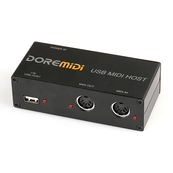 UMH-10 USB MIDI HOST Box Midiplus 16-Канальный MIDI-интерфейс Пятиконтактный Интерфейс Для MIDI-клавиатуры, Кабель для фортепиано, Инструментальный кабель