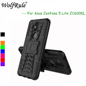 WolfRule Asus Zenfone 5 Lite ZC600KL Чехлы Двухслойная Броня Задняя Крышка Для Asus Zenfone 5 Lite ZC600KL Силиконовый Чехол 6,0 