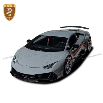 Автомобильные Запчасти CSSCAR Высококачественные Обвесы из Сухого Углеродного Волокна для Lamborghini EVO Huracan Bodykit N Style Автомобильные Аксессуары 00778