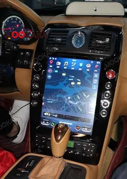 Автомобильный Мультимедийный плеер Для Maserati Quattroporte 2004-2012 Tesla Style Android 9,0 64 ГБ DSP Авто Радио GPS Навигация Головное устройство
