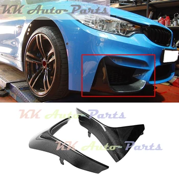 Автонастройка углепластиковых разветвителей переднего бампера для BMW F80 F82 F83 M3 M4 Седан Купе 2014-2019