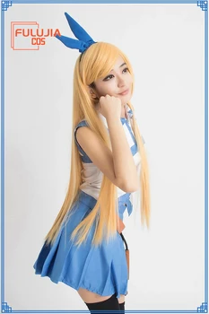 Аниме Fairy Tail Lucy косплей костюм студенческая форма