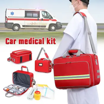 Аптечка первой помощи, Медицинская сумка Большой Емкости, Автоматическая Аварийная сумка, Комплект противопожарного оборудования, Сумки, Сумка для хранения лекарств, Спасательная Водонепроницаемая