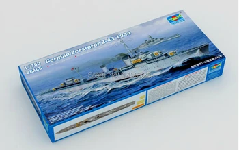 Бесплатная доставка Комплекты моделей эсминцев Z-43 ВМС Германии для сборки модельного здания Trumpeter масштаб 1/700
