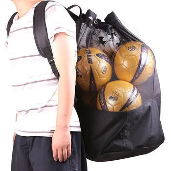 Большая футбольная сумка, Баскетбольная сетка, сумка, Утолщенная Баскетбольная сумка, Футбольная спортивная сумка, сумка для хранения