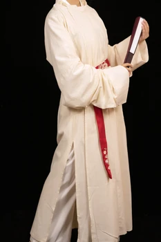 Винтажный китайский халат Hanfu, хлопковое и льняное платье Миди с круглым вырезом, летнее платье в стиле Кимоно Династии Тан
