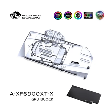 Водяной блок графического процессора Bykski XFX 6900XT Для XFX Radeon RX 6900 6800 XT Speedster Merc 319 Кулер с Полным покрытием A-XF6900XT-X Водяного охлаждения