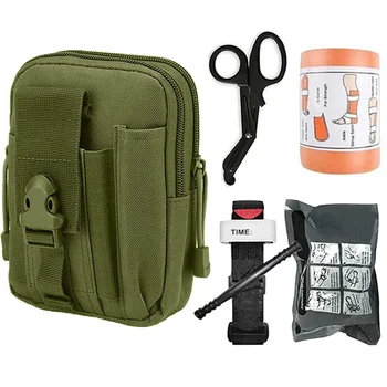 Военное аварийное снаряжение для выживания, Тактическая аптечка первой помощи, сумка для военного администратора, Тактический армейский жгут, медицинская сумка