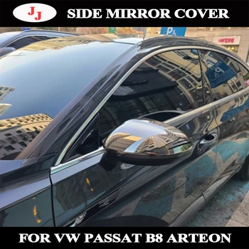 Вольфрамовая сталь черного цвета Для VW Passat B8 CC 2019 Rline Variant Arteon Caps Крышка Зеркала заднего вида Крышка Бокового зеркала заднего вида