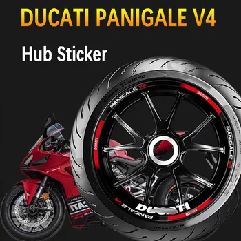 Для Ducati Panigale V4 Наклейка на ступицу, наклейка на обод, шина, светоотражающая наклейка с буквами, наклейка на мотоцикл, водонепроницаемая модификация