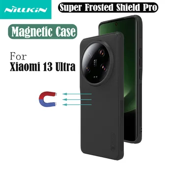 Для MagSafe Для Xiaomi 13 Ultra Case Nillkin Frosted Shield Pro ТПУ Рамка Магнитный Чехол Беспроводная Зарядка Чехол Для Mi 13 Ultra