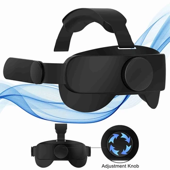 Для Oculus Quest 2 Регулируемые Сменные Элитные головные уборы, Удобные, без давления на лицо, VR Smart Parts, Аксессуары, Черный Для Oculus Quest 2 Регулируемые Сменные Элитные головные уборы, Удобные, без давления на лицо, VR Smart Parts, Аксессуары, Черный 2