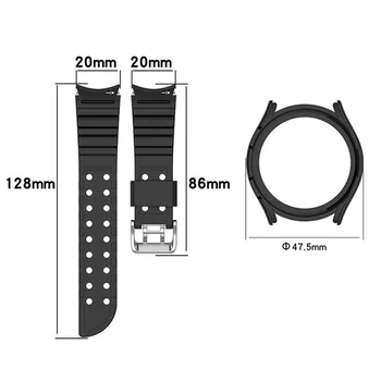 Для Samsung Galaxy Watch 5, ремешка для часов, защитной крышки 40/44 мм, ремешка для смарт-часов, чехла для экрана Galaxy Watch4 Для Samsung Galaxy Watch 5, ремешка для часов, защитной крышки 40/44 мм, ремешка для смарт-часов, чехла для экрана Galaxy Watch4 4