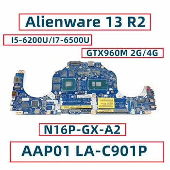Для ноутбука Dell Alienware 13 R2 Материнская плата AAP01 LA-C901P с I5-6200U I7-6500U N16P-GX-A2 GTX960M 2G/4G GPU CN-0VC62V 0V3TCJ Для ноутбука Dell Alienware 13 R2 Материнская плата AAP01 LA-C901P с I5-6200U I7-6500U N16P-GX-A2 GTX960M 2G/4G GPU CN-0VC62V 0V3TCJ 0