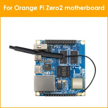 Для платы разработки Orange Pi Zero 2 Allwinner H616 с чипом Cortex-A53, четырехъядерная плата разработки, Поддержка Wi-Fi Bluetooth