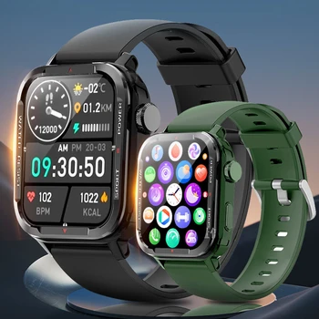 Интеллектуальные часы для отдыха с Bluetooth-вызовом, полноэкранный мониторинг состояния здоровья высокой четкости, мужские спортивные часы, отвечающие на телефонные звонки