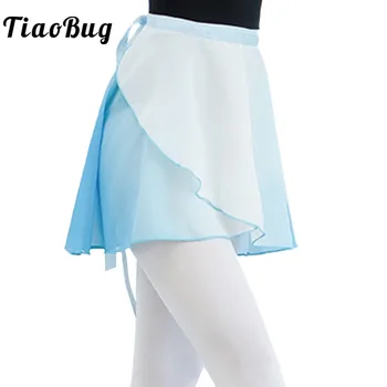 Любимые женские балетные шифоновые юбки с запахом для танцев