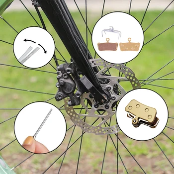 Металлические велосипедные дисковые тормозные колодки премиум-класса для суппортов SRAM и Avid, всепогодные аксессуары для горных шоссейных велосипедов