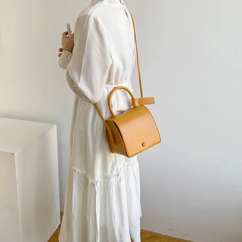 Модные сумки, Маленькие квадратные сумки, сумки-мессенджеры из искусственной кожи, женские сумки через плечо в корейском стиле, нишевые сумки чистого цвета