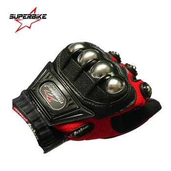 Мотоциклетные перчатки S.S Knuckle Shell Protect Touch Для Мужчин Летние Велосипедные Мотоциклетные перчатки на Полный палец для мотокросса Gea