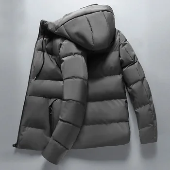 Мужская зимняя парка Корейская версия Пухового Хлопчатобумажного пальто Повседневная Утолщенная куртка