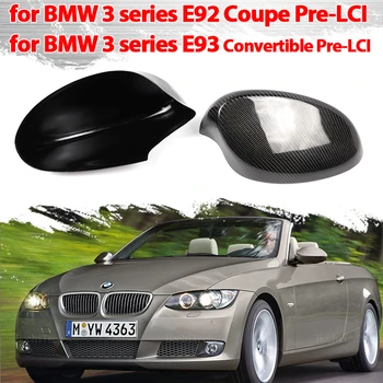 Накладка на зеркало из настоящего углеродного волокна, накладка на зеркало, наклейка для BMW 3 Серии E92 coupe Pre-LCI E93 Convertible Pre-LCi