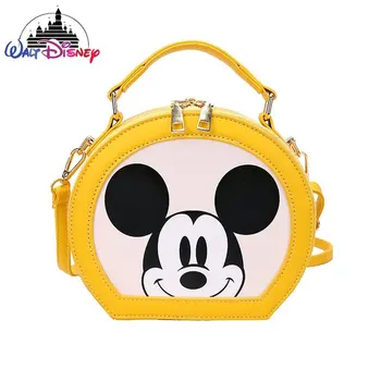 Новая женская сумка Disney Mickey, роскошная брендовая мини-женская сумка через плечо, мультяшная модная детская сумка