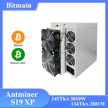 Новый биткоин-майнер S19XP 141/134th/s Bitmain Asic Antminer с блоком питания для майнинга SHA-256 Способ экономии затрат на отопление